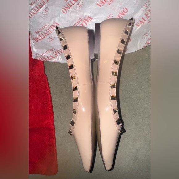 Valentino Studded nude flats size Euro 38 US 8 - Picture 3 of 7